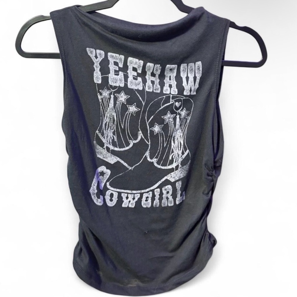 Wild Fable Black Graphic Tank Top
